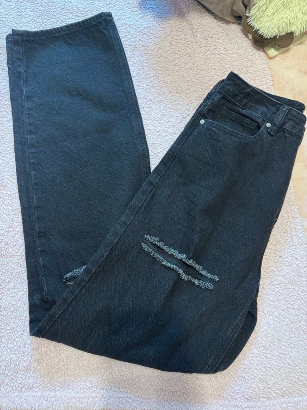 PacSun Distressed 90’s Boyfriend Jeans, size 26, black